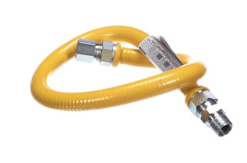 Fits AAON R89550 TAG-D-DMP5104 1810 376-92-M Hose, Flex, Coated, Stainless Steel, 0.50" x 30" for RQ-004-3-V-FA09-234, RQ-006-3-V-0000-234, RQ-006-3-V-FA09-234