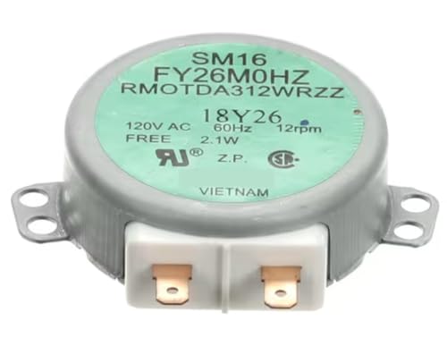 Fits Sharp SM16 FY26M0HZ RMOTDA312WRZZ 18Y26 120V AC 60HZ 12rpm Motor, Stirrer for R-21HT, R-21JV, R-22GT
