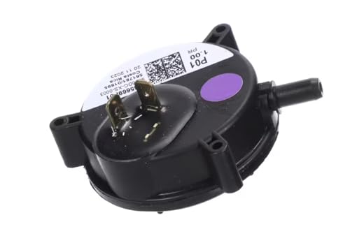 Fits Trane D345669P01 9370DC-XS-0003 561781/01895 Pressure Switch, 1.00 'W.C., SPST for S9V2B080D3VSABA, S9B1C080U5PSAAA, S9V2D120D5PSBDA