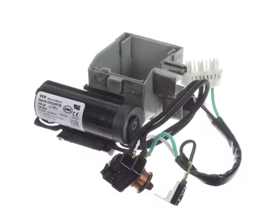 Fits Continental Refrigeration 60A2S160233NYEB 256 uF (+/-10%) 600686609 13556526 60252-2 0613 Compressor Start Kit, FFU100HAK