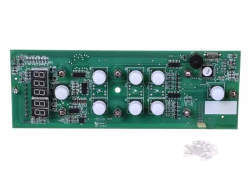 Fits Fetco r.007 QC 9 T 10.2019 1803-H CBS2031/2 2006.08.05 D2P Board Switching Assembly, 8 Keys