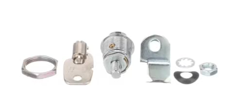 Fits Whirlpool GR777 Cylinder Lock & Key, Dryer for 8TCAP2762MQ0, 8TCEM2760KQ0, 8TCEM2760KQ1