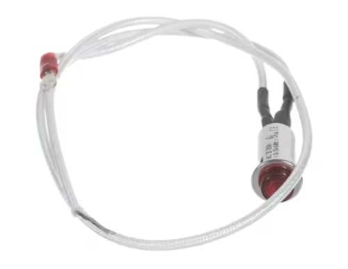Fits Lakeside VCC 35 250V 1/3W Indicator Light with Wire Leads, Red
