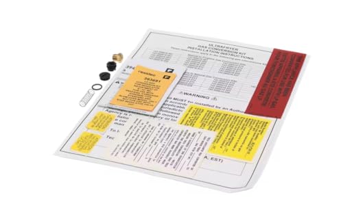 Fits Ultrafryer 2247 PP10426 REV. B Conversion Kit, Natural to Propane, P20-18