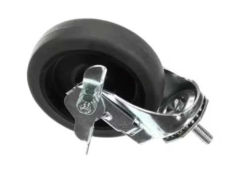 Fits Star 425-558-9054 Caster, 4-5/8", Swivel, with Brake, Stem for 3B82DT09-CFA, 3A20AT09, 3A80AT09