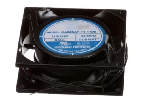 Fits Market Forge 1043 OA825AP-11-1 Axial Fan, 110/120 Volt, 50/60HZ for 2600PHE, 2692PHE, CKOVEN