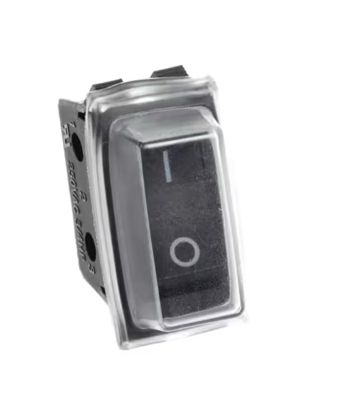 PSBC BEJ 16(4) A 250VAC 3/4HPT105 Rocker Switch with Boot/Cover, Power, 16A, 250VAC/20A 125VAC for DWM-20A
