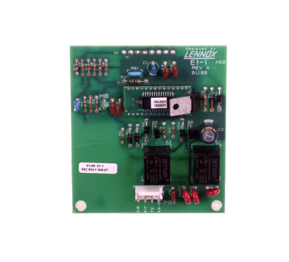 Fits Lennox 91J88 E1-1 RRC 1818 077 49L5501 1BOEC7H 91J88 03X17JF Control Board for LCA240H4, LCC180H4, LCC180H2
