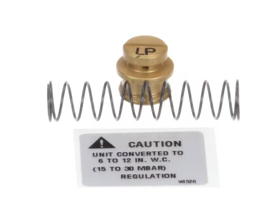 Fits Duke LP W1526 Gas Valve Conversion Kit, Natural to Propane for 613-G1V, 613-G1XX, 613-G2V