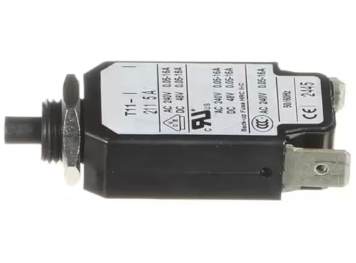 Fits Univex 211 5A AC 240V 0.05-16A DC 48V 50/60HZ 2445 Thermal Circuit Breaker 5AMP 115V