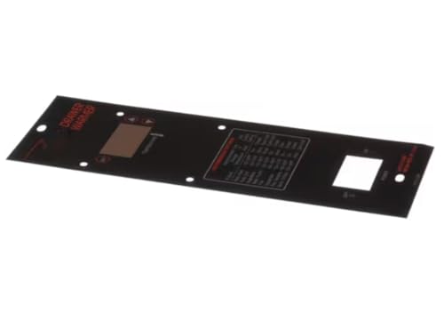 07-01-0284 Overlay, Vertical Control Panel, Drawer Warmer