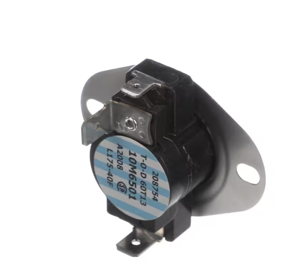 Fits Lennox 10M6501 A2008 Limit Switch/Thermostat, L175-40F, Auto Reset for LGC060S2, LGC072S2BH, LGC072S4