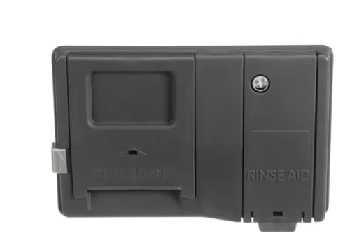 2022/271 2243A Detergent/Rinse Aid Dispensing Module, Black, Dishwasher for GDF530PGM6BB, GDF530PGM6WW, GDF630PGM6BB