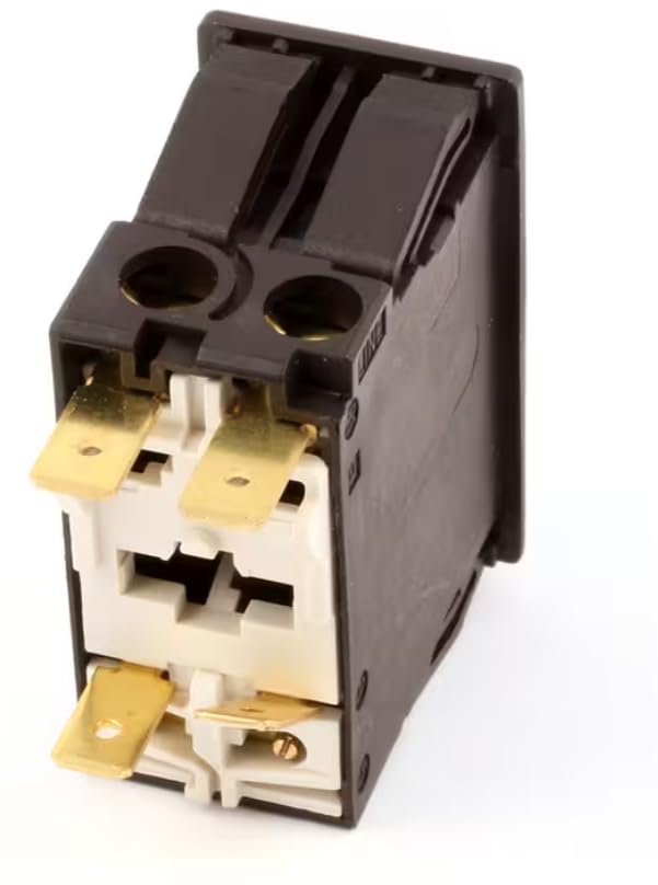 Fits APW Wyott TA45- A324F160C0 AC 240V SE 1235 Rocker Switch, DPST, Green, 16A for VHVA1828E, GDCO-G1, CO11-E2