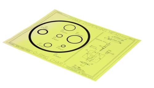 Fits Electro Freeze 309-755-4553 REV. 03 Chart, O-Ring, Laminated for CS704, CS705