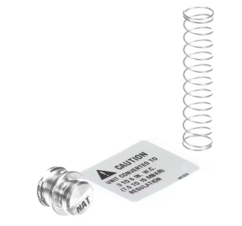 Fits Groen W1626 Gas Valve Conversion Kit, Johnson, Propane to Natural Gas for TRI-RES-20G, (2) TRI-RES-20G