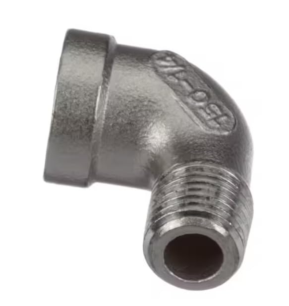 Fits Frymaster 150-1/4 90 Degree Elbow, Stainless Steel, 1/4' Street for BK1814, CFHDC, FPHD65