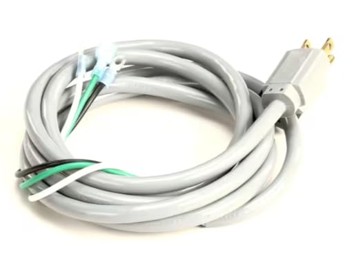 Fits Hobart LL39965 49 CSC Power Cord with Strain Relief, 3 Prong, 120 Volt for HL120, HL200C, HL200 (CFA)