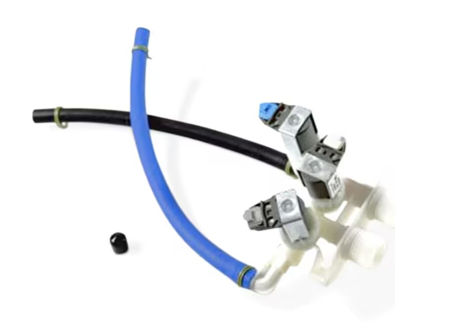 C-302/18-A21 2021H17 Solenoid Valve with Tubing, Water Inlet, Washer for 7MWFW75HEFW0, WFW7590FW0, WFW85HEFC1