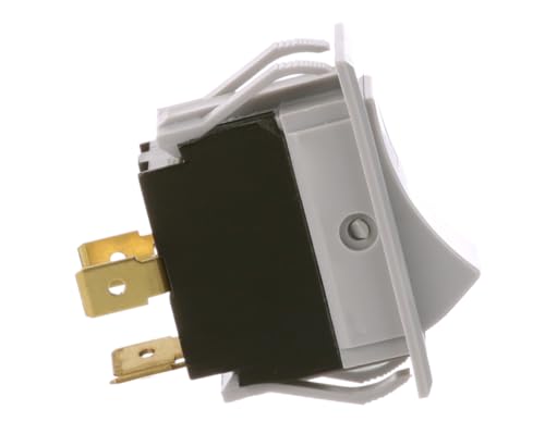 20A 250VAC 240V LAMP 2434R 4 Tab DPST On/Off Lighted Rocker Switch