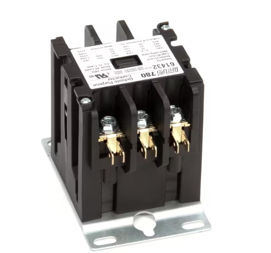 Fits Stoelting 1715 Contactor, 3 Pole, 208/240 60HZ, 208/220 50HZ for E131, F131 I2, O111-18I2F