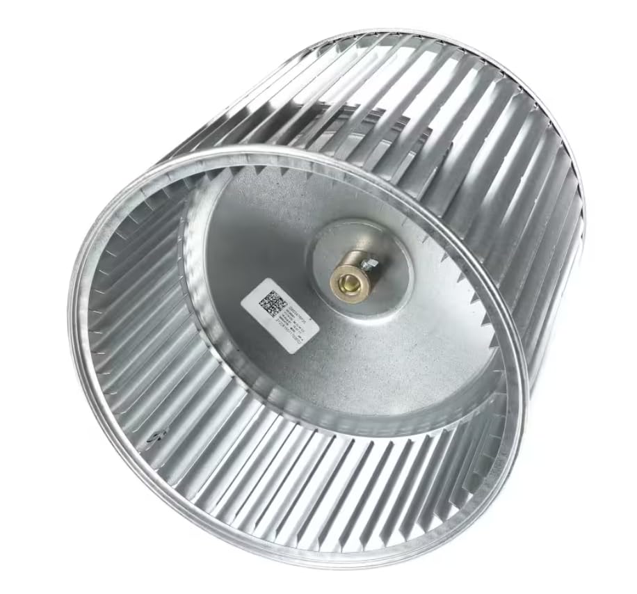 Fits Trane D803476P35 03-46291 11·10 DO 60 CLW CC 15-Aug-21 15:57:17 9682/4730 3E MP-A 2122815571703E02 Blower Wheel, 11.7" Diameter x 10.6" Wide, 1/2" Bore, Clockwise for TAMXA0A24V21DB