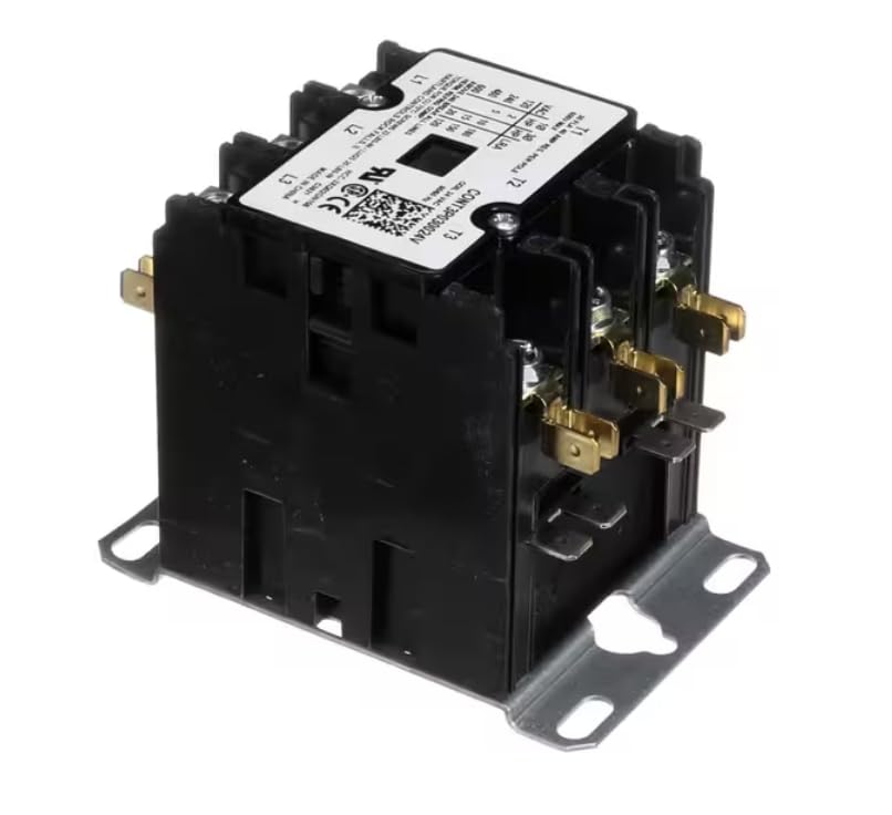 Fits Goodman HCC-3XQ02GN108 Contactor, 3 Pole, 24 Volt Coil, 30 Amp