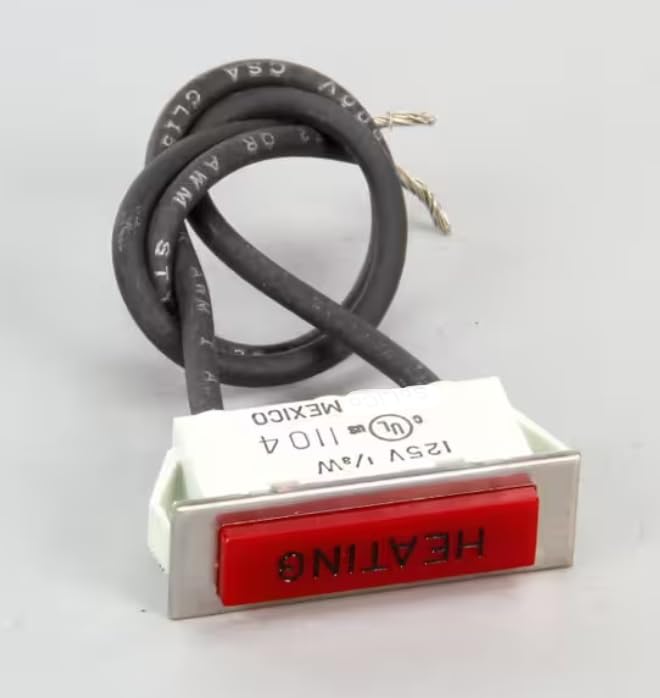 Fits CRES Cor 1/3W 1104 Heating Pilot Light, Red, 125V for 120, 120-240, 120CR1836
