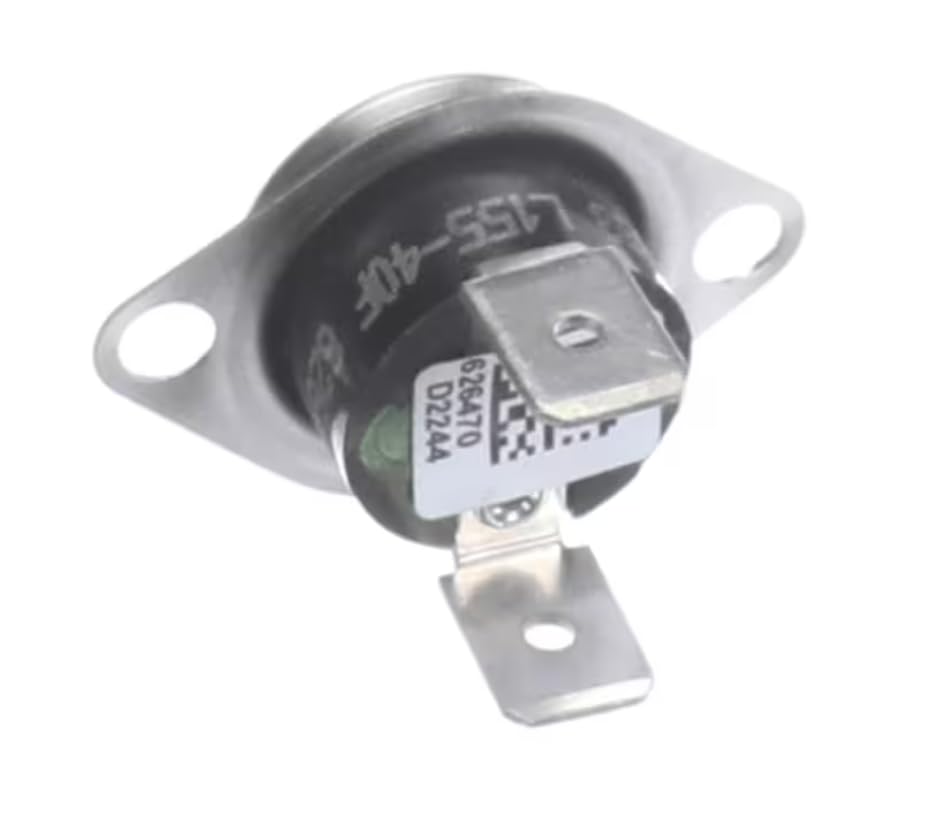 Fits Nortek 626470 D2244 Limit Switch/Thermostat, L155-40F, Auto Reset 626470R for G7SD038D-T24B1, G7SD090D-T35C1, G7TE115D-E45D1