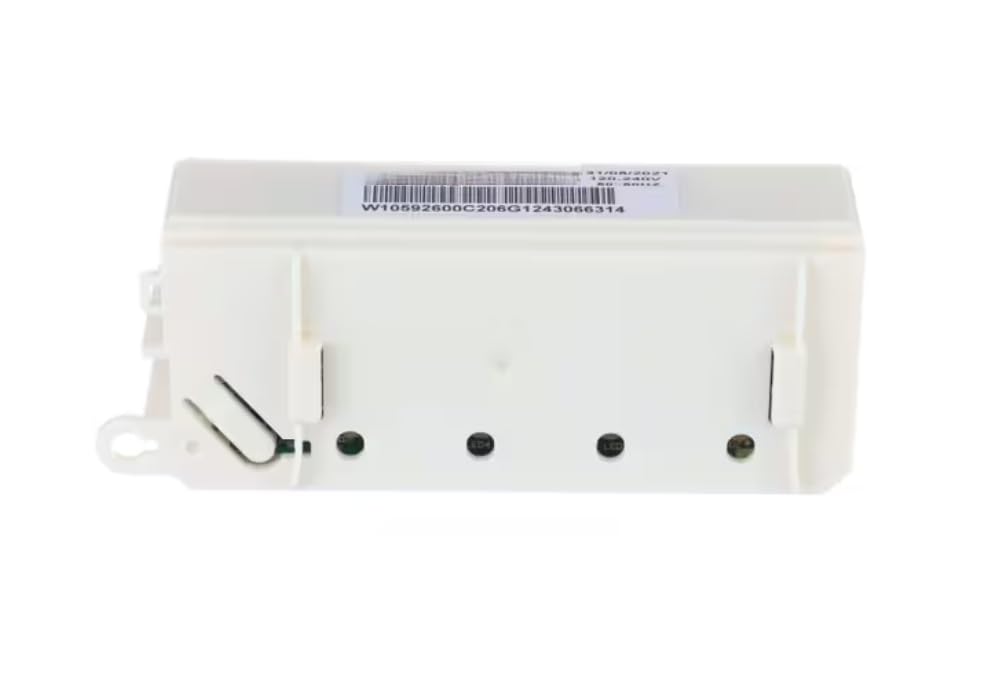 REV B W10592600C206G1243066314 User Control and Display Board, Refrigerator/Freezer for WSZ57L18DM
