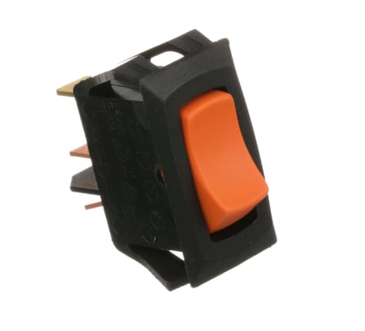 10(4) A 125V~ 16A 125 V.A.C. 10A. 250 V.A.C. 9/16 in x 1 1/8 in On/Off Rocker Switch for APW AT-10, AT-10BT, AT-30