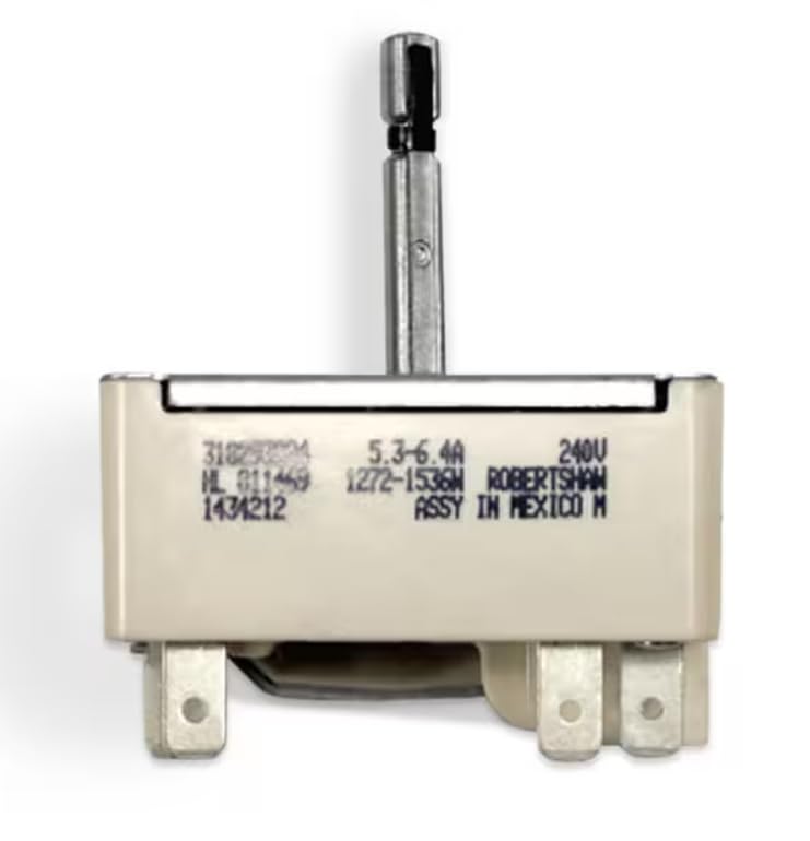 5.3-6.4A 1272-1536W Infinite Switch, Surface Element, Small, 240 Volt for GLEC36S8CBB, GLEC30S8CQB, FFEC2111QBC