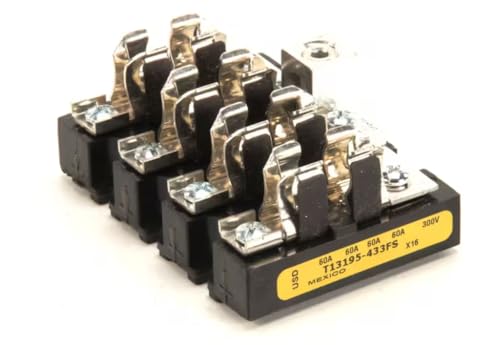 T13195-433FS X16 Fuse Block, 300V, 60A, 4 Pole, 2 with Lugs for C-24, C-27, C-30