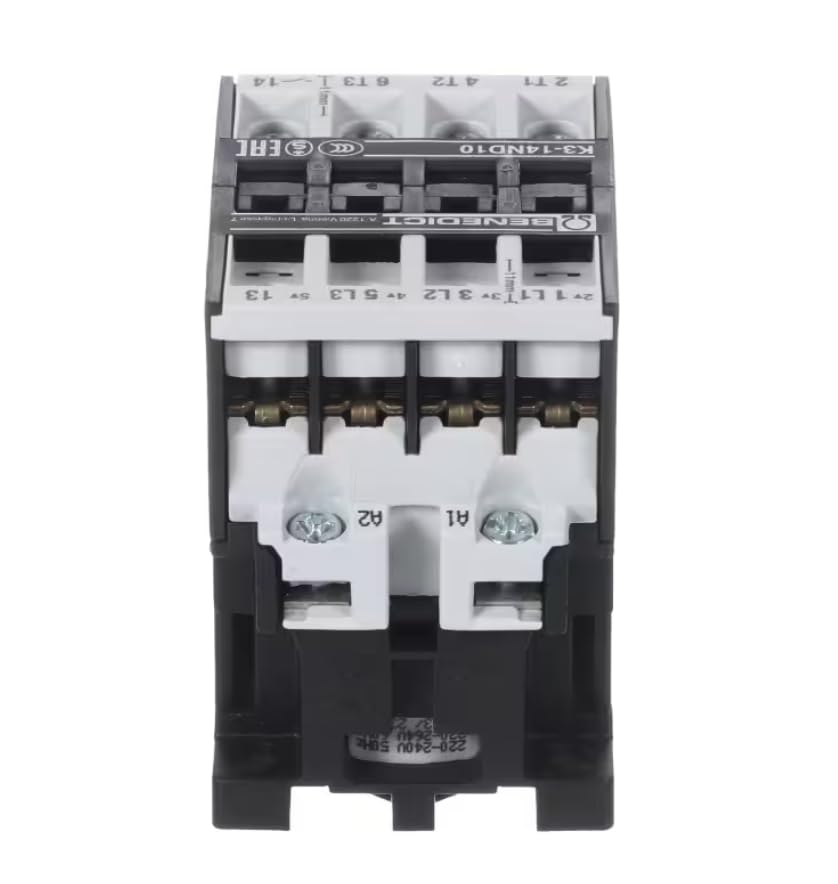 Fits Electrolux Professional T90 14A RK5 2L3 Contactor, 3 Pole with Auxiliary Contact, 220-240/230-264V 50/60HZ Coil,