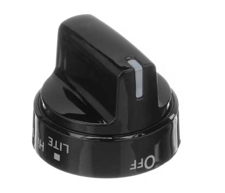 222D5799 PBT Knob Assembly, Surface Burner, Black for JGBS66DEKBB, JGBS66DEK2BB, JGB735DPBB