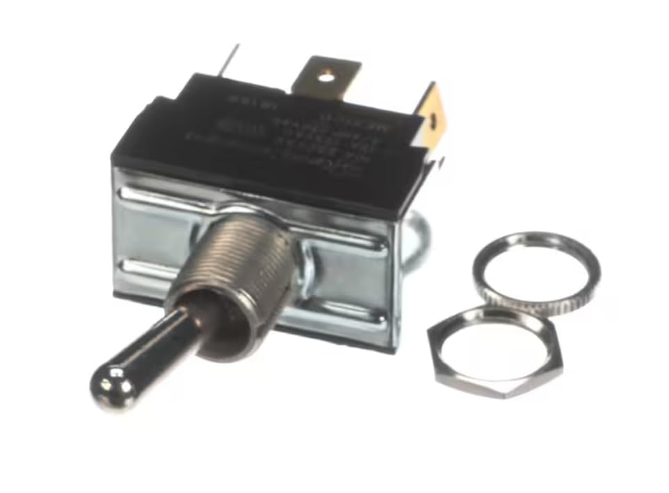 Fits LBC Bakery Equipment 1619 R 10A 250VAC 15A 125 VAC 3/4 HP 250VAC Toggle Switch, Belt Direction, On/On for LPC-19-E, LPC-19-G, LPC-31-E