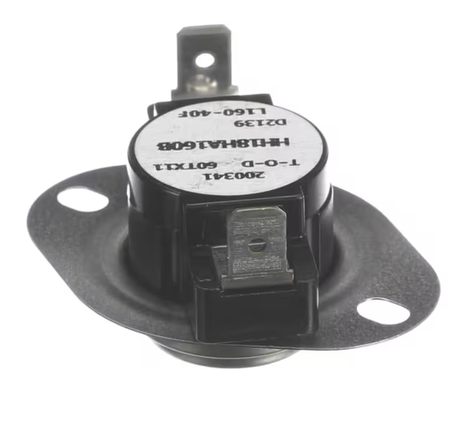 Fits Carrier HVAC 200341 60TX11HH18HA1608 D2139 Temperature Switch/Thermostat, L160-40F for 581JJ06A150 A, 581JJ05A150 A, 581JJ05C150 A