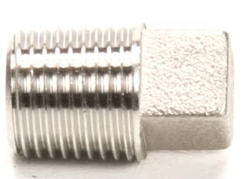 Fits Champion 304 1/8 Pipe Plug, 1/8" NPT, Stainless Steel for DH5000T, IMH-60, MD2000LT