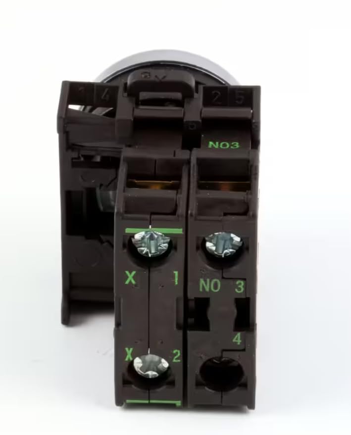 Fits Ram M22-LED- 12-30V 5-14mA M22-K10 60947-5-1 Uimp=6kV Ui=500V Switch, Push Button, Start/Reset, Lighted Green for AFD-200, AFD-280, AFD-280E