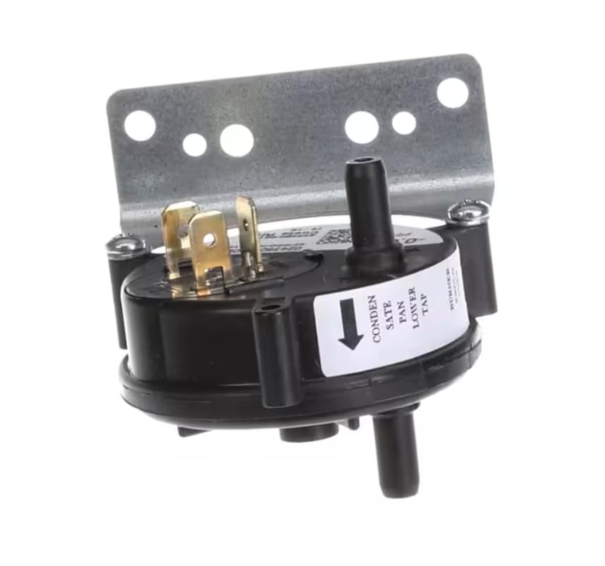 Fits York 9370DD-HS-0014 4424B0/00131 16/18 Air Pressure Switch, .63" WC for P2UDD12N07601C, P2UDD12N07601A, P2UDD12N07601B