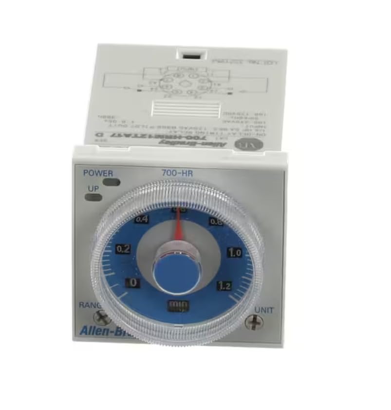 Fits Vogt Ice 1/6 HP 5A 120VAC 15719M 61812-1 AC-15 250V 3A DC-13 30V 0.5A Thaw Timer, Delay On Make, 100-240V for P-24F, P118F Series, P18AL Series