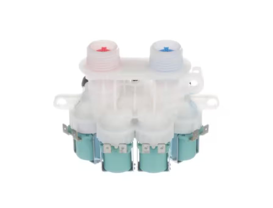 C-521 20-A24 Solenoid Valve, Water Inlet, 4 Coil, Washing Machine for WVU7130JS, WTW5100HW1, WRB533CZJB