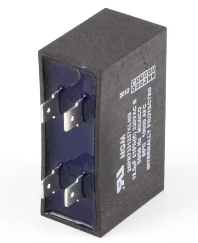 Fits Frymaster 28PR7331257KLNG 2012 Capacitor, 12.5uF, 330VAC for MJH150, FPGL330CA, FPPH417TC
