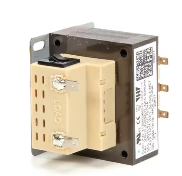 Fits Trane Load 4 5 A 1 C 2 208V 3 230V LINE Made in China C↓ Transformer, 208/230V to 24V, 75VA