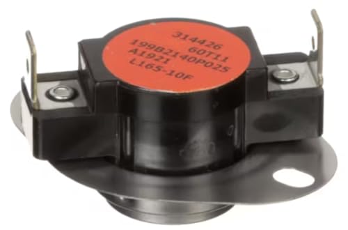 314426 199B2140P025 A1921 L165-10F Thermostat, L165-10F for DBVH510EH0WW, DBVH510GH0WW, DBVH512EF0GG