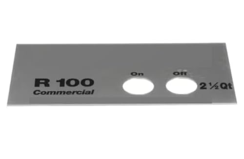Fits Robot Coupe R 100 Commercial 2 1/2 Qt Switch Plate for R100