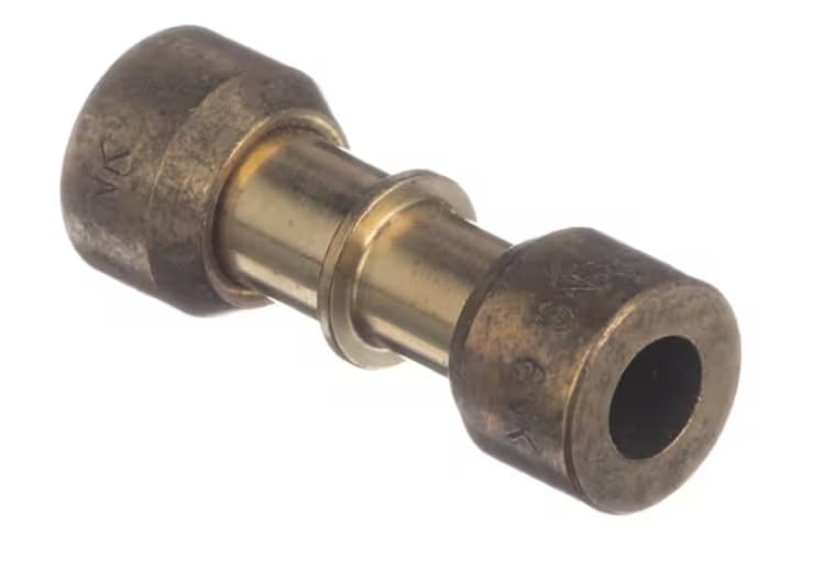 6 NK Coupler, 7MM to 6MM, Lokring, Brass, Refrigerator for WRT518SZFB02, WRT518SZFM02, WRT518SZFW02