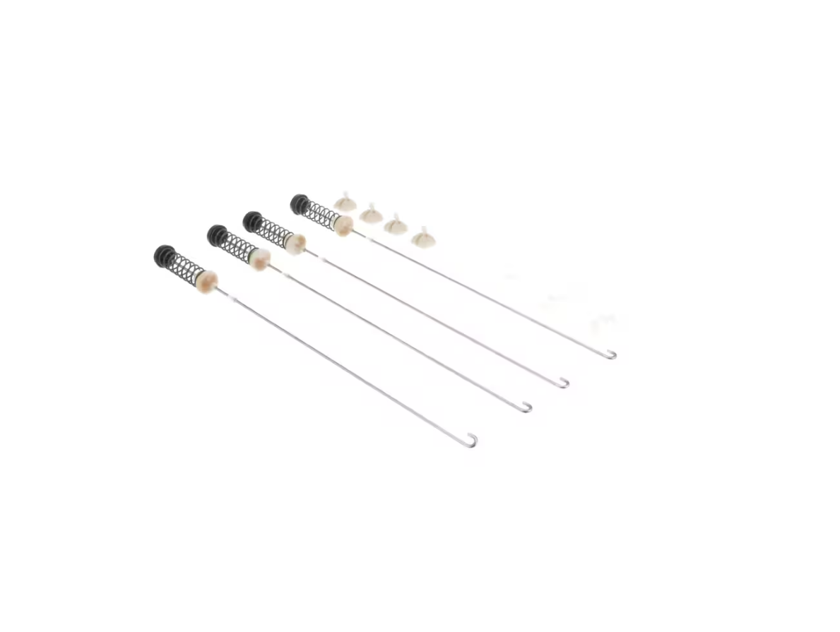 Whirlpool W10780048 Rod & Spring Kit, Tub Suspension, Pack of 4, Washing Machine