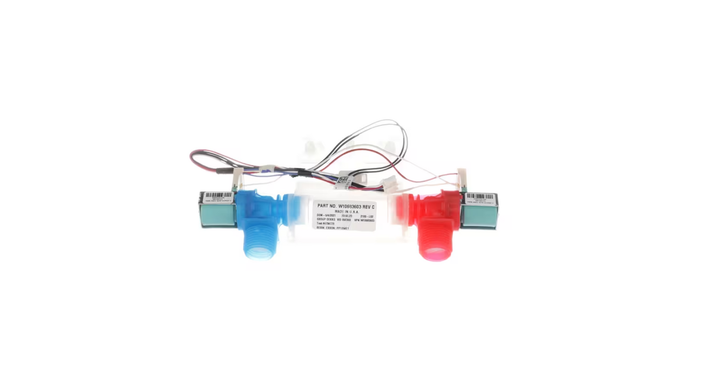 Whirlpool W10683603 Water Inlet Valve, Top Load Washer