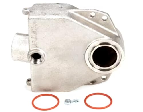 03.17.002.01 Rear Head with O-Rings & Nuts, Stainless Steel, 1 Phase for 3CS2-3, 3CS2-3B, 3CS2-4